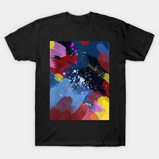 Chaos III Abstract Art Digital Painting T-Shirt